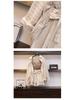 Chic Plaid Slimming Plus Size Summer Three-Piece Suit for Women