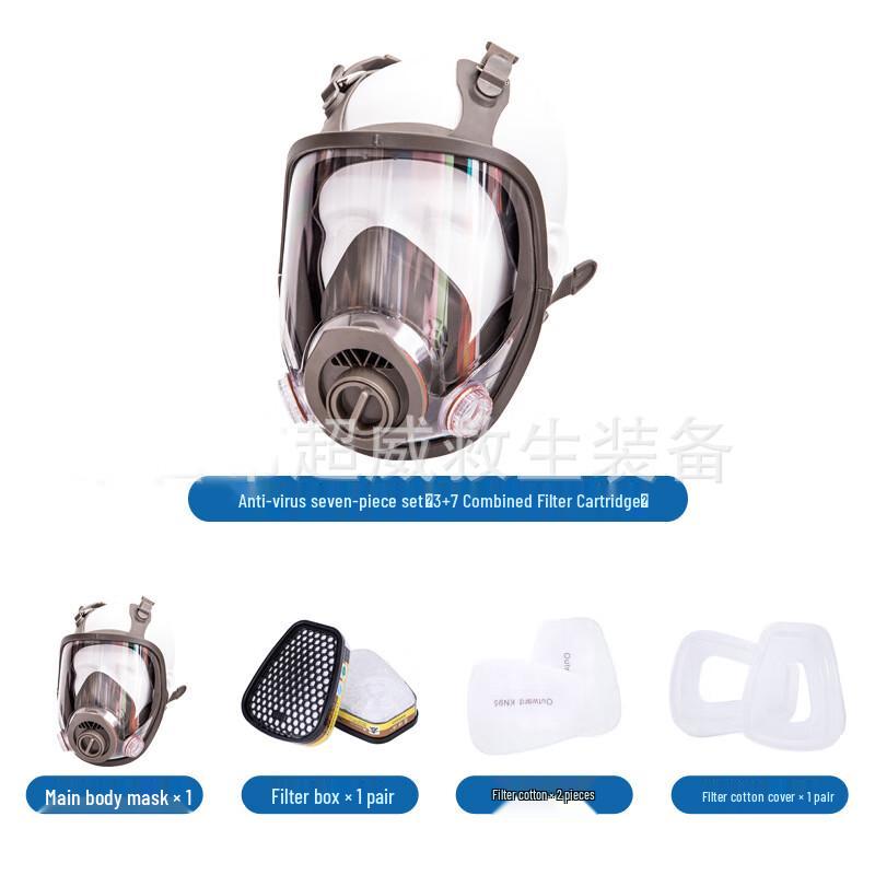 FM102B Self-Priming Full-Face Respirator Mask Standard