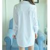 Women's BF Style Mid-Length White Shirt - Spring/Summer 2025 Collection