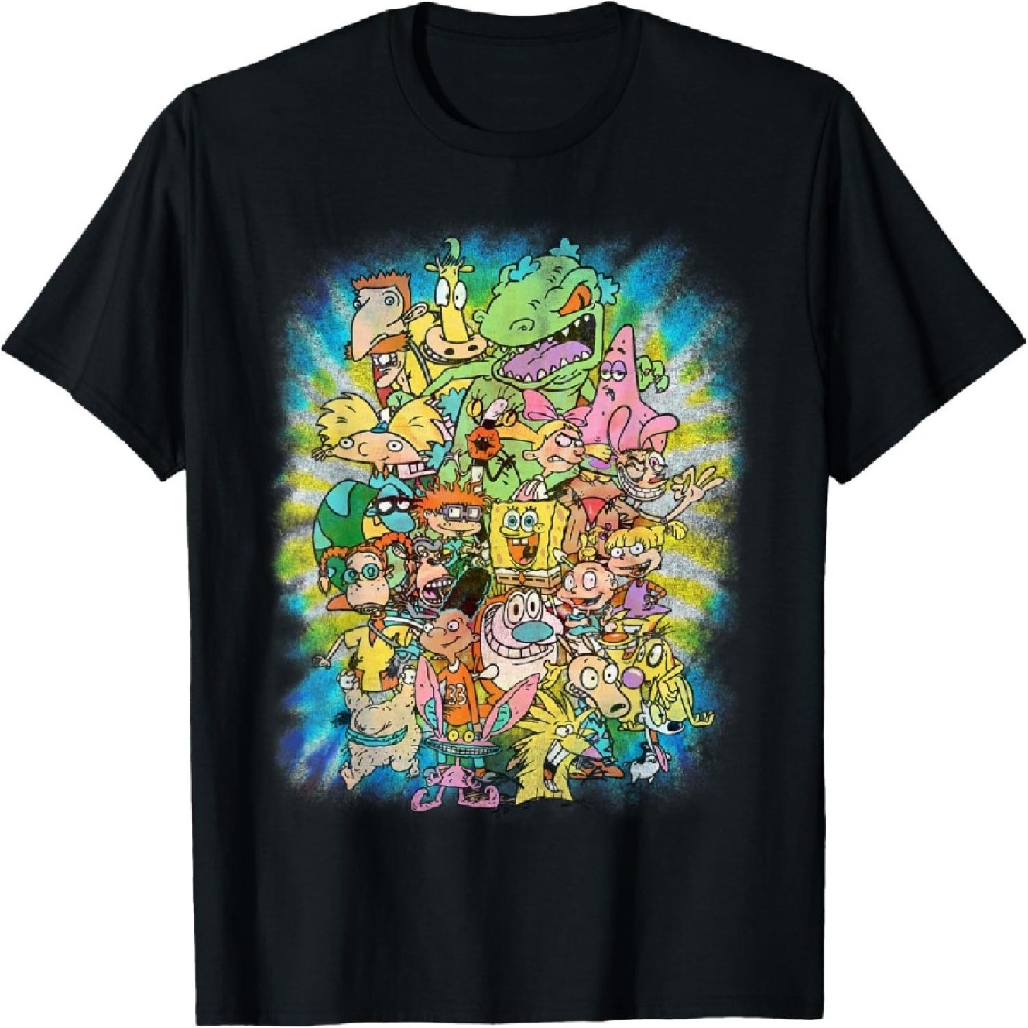Футболка Nickelodeon Ultimate Nick 90s Character Tie Dye S
