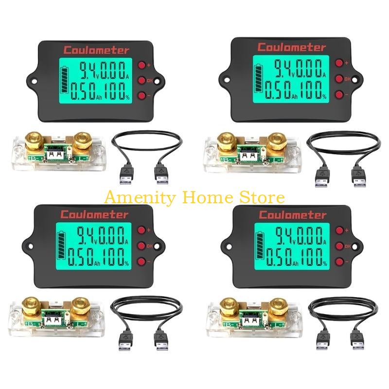 F26C LCD Display Multimeter Energy Data Storage for Current Power Monitoring
