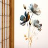 Simulation Flower Wall Stickers Living Room Bedroom Wall Home Beautification Decorative Wall Stickers