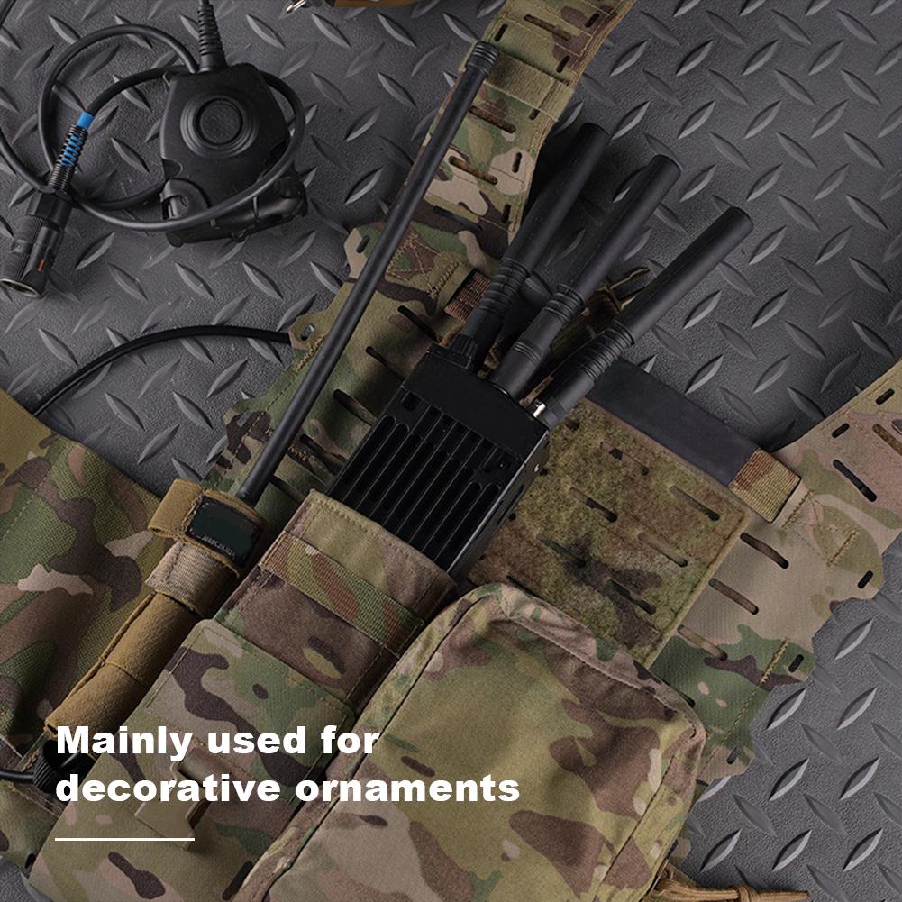 2-1PC MPU5 Dummy Tactical Radio Case Model MPU5 Dummy Radio Case Model DIY Walkie-Talkie Seal Case Radio Walkie-Talkie Seal Case