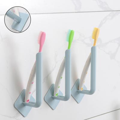 3Pcs Wall Hook Strong Load-Bearing Waterproof L-Shaped Traceless Hanger Traceless Bathroom Kitchen Hook