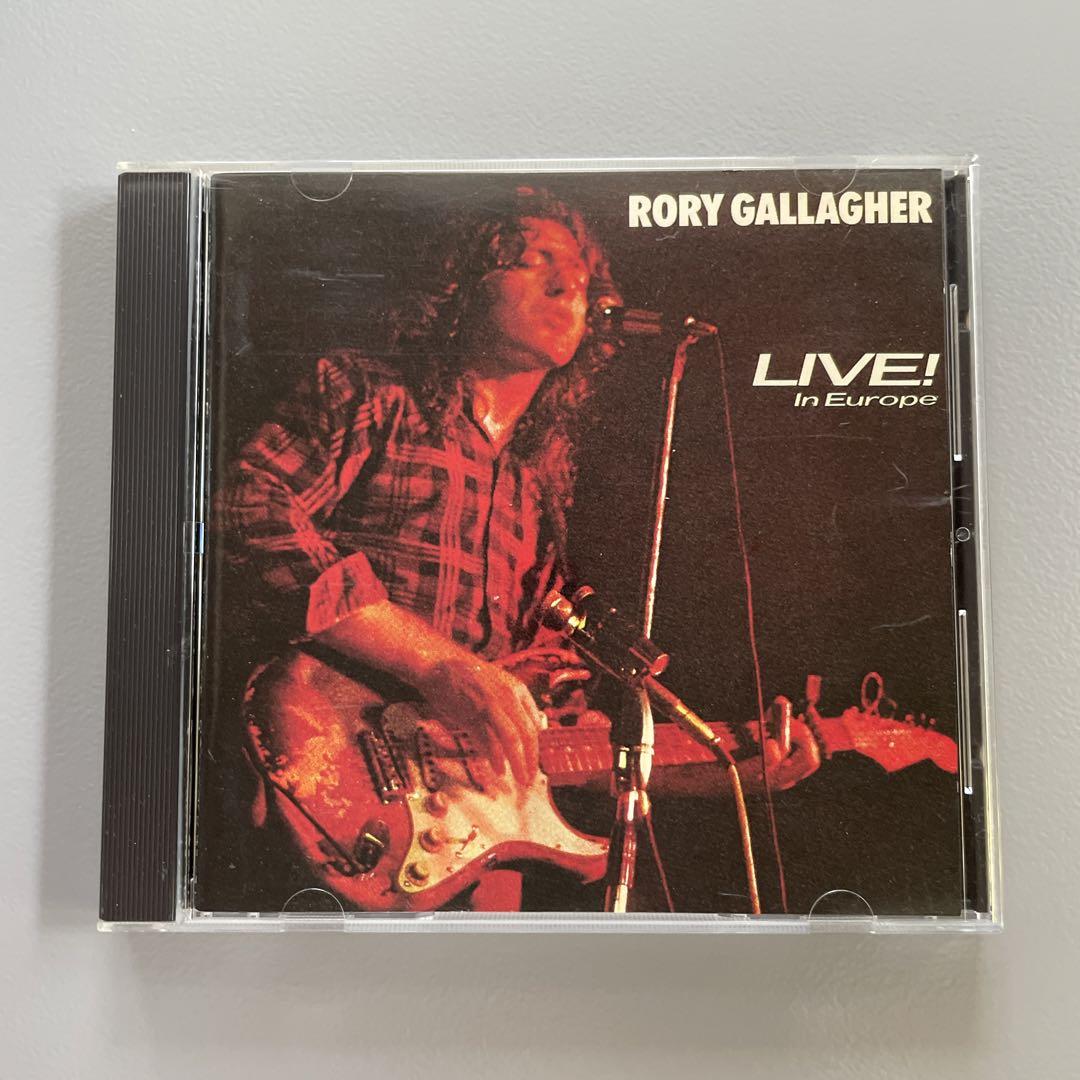 

[USED] Rory Gallagher Japanese version old format CD no obi Live in EU.