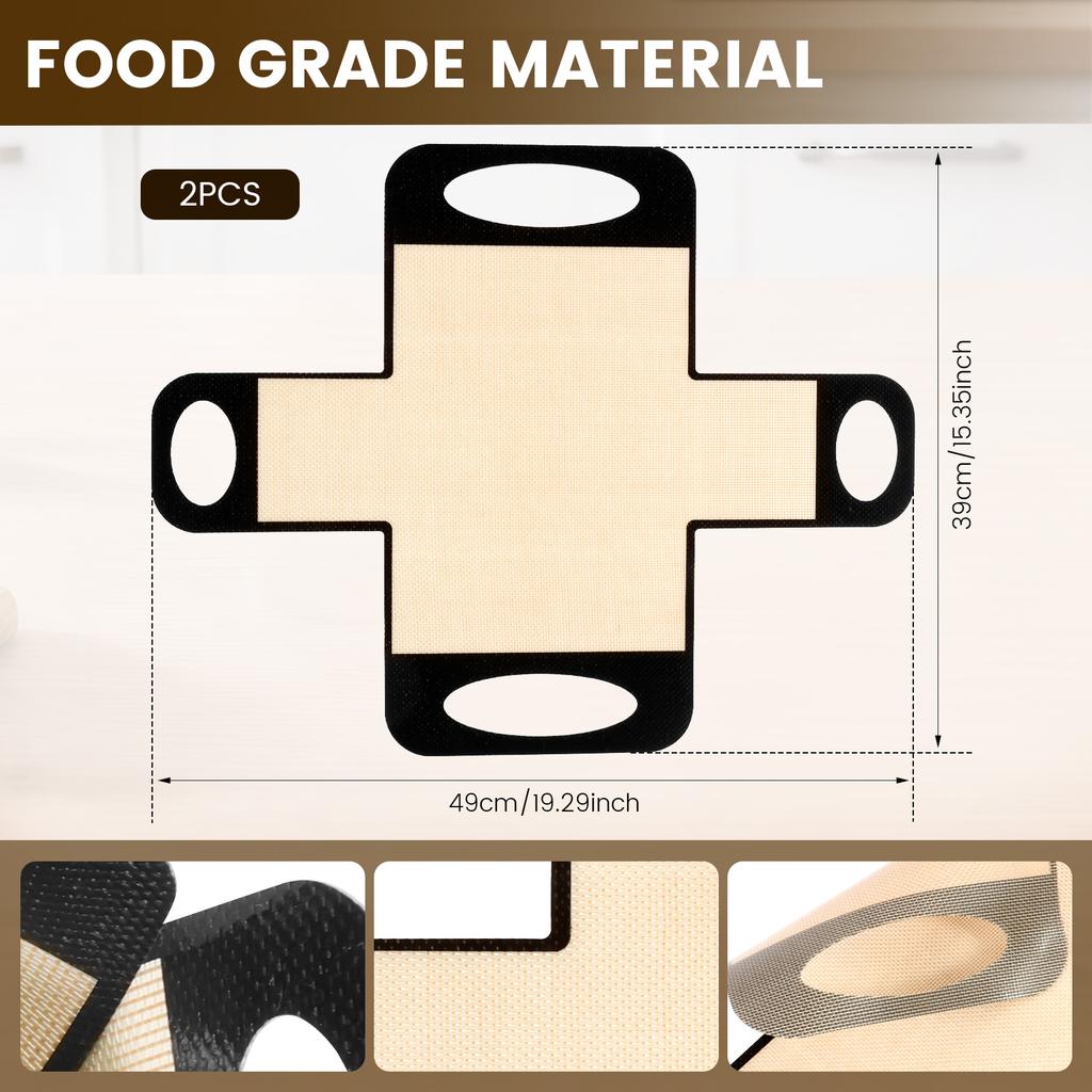 Reusable Silicone Bread Sling for Dutch Oven Baking Mat Non-Stick Liners Sourdough Tools for Transferable Dough Pastry Supplies