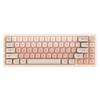 BOW Hangshi GK68 Multicolor Mechanical Keyboard, Stylish Design for Women, Compatible with Office and Laptop Use