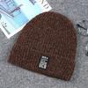 Women Man Ski Autumn Winter Cuff Beanies Knitted Hats Hip Hop Hat Skullcaps Thicken Winter Beanies