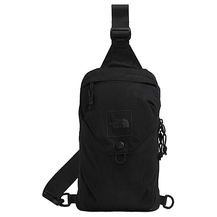 The North Face Glen Canyon Sling Регулируемый плечевой ремень Внешний карман на молнии для безопасности Нейлоновая сумка-слинг через плечо Универсальная сумка через плечо NF0A8EES-JK3 Black