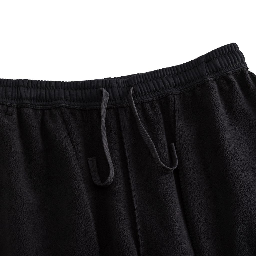 Anta Lifestyle Series Mens Long Pants Winter Sweatpants Knitted Sports Pants Men Bottoms Basic-Black 952548305-3