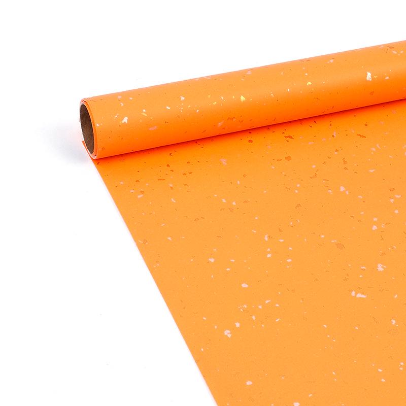 High-End Gold Foil White Kraft Paper Roll, 80g, 10m - Perfect for Birthday Gift Wrapping In Rich Colors