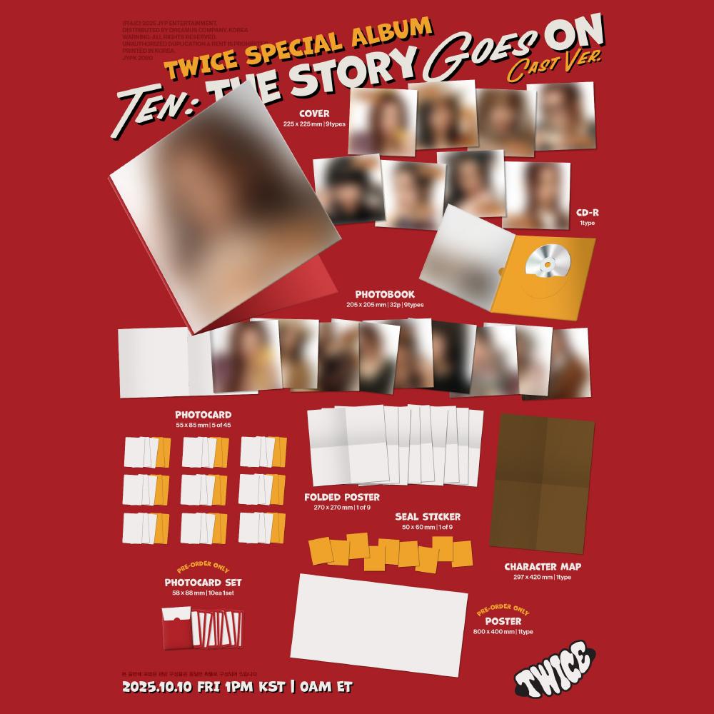 Twice Különleges Album TÍZ: A történet folytatódik szereplőgárdás verzió