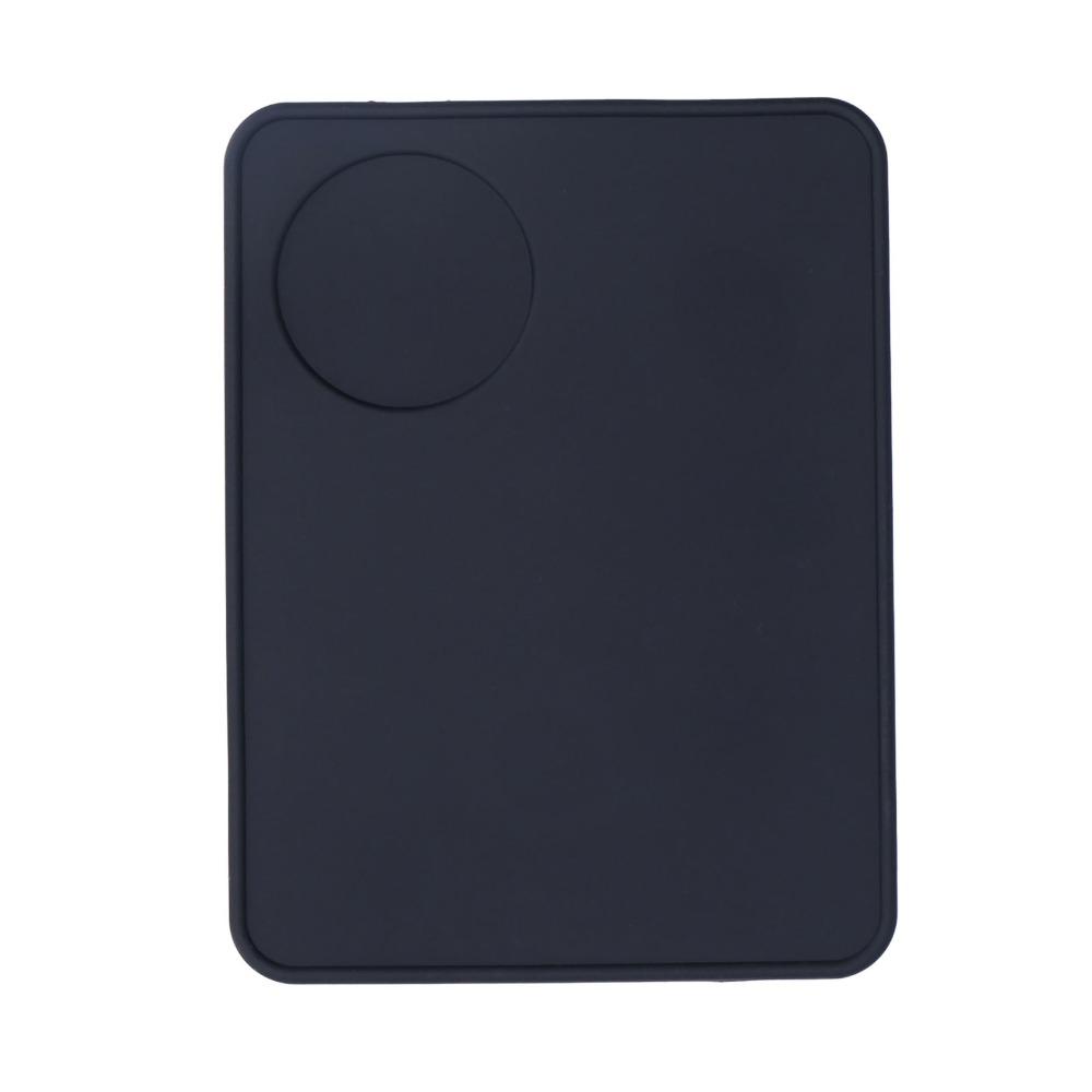 Food Grade Silicone Espresso Coffee Mat Black Coffee Powder Pad Coffee Tamping Mat Barista Tools