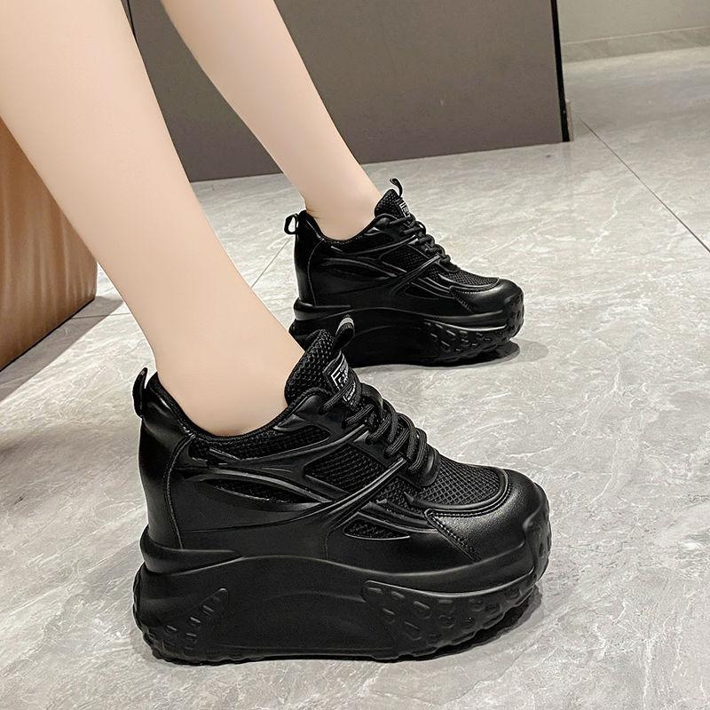 Fashion Shoes Women's Sneakers Summer 2025 Tennis Female Platform New Trainers Fashion Thick Sole Casual Wedge Autumn Super High Increas