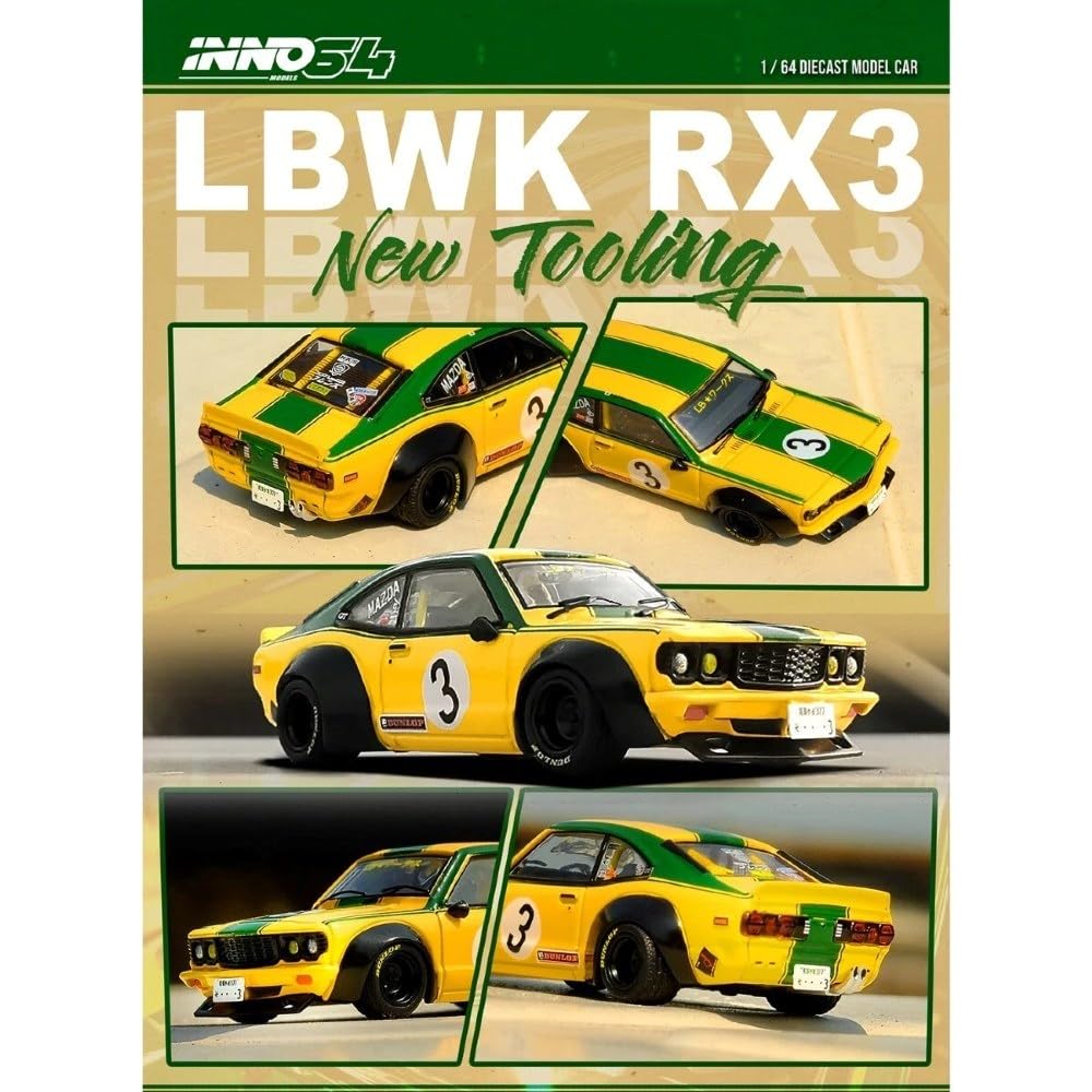 Inno Models 1/64 LB-WORKS Mazda RX3 Savanna Finished Product