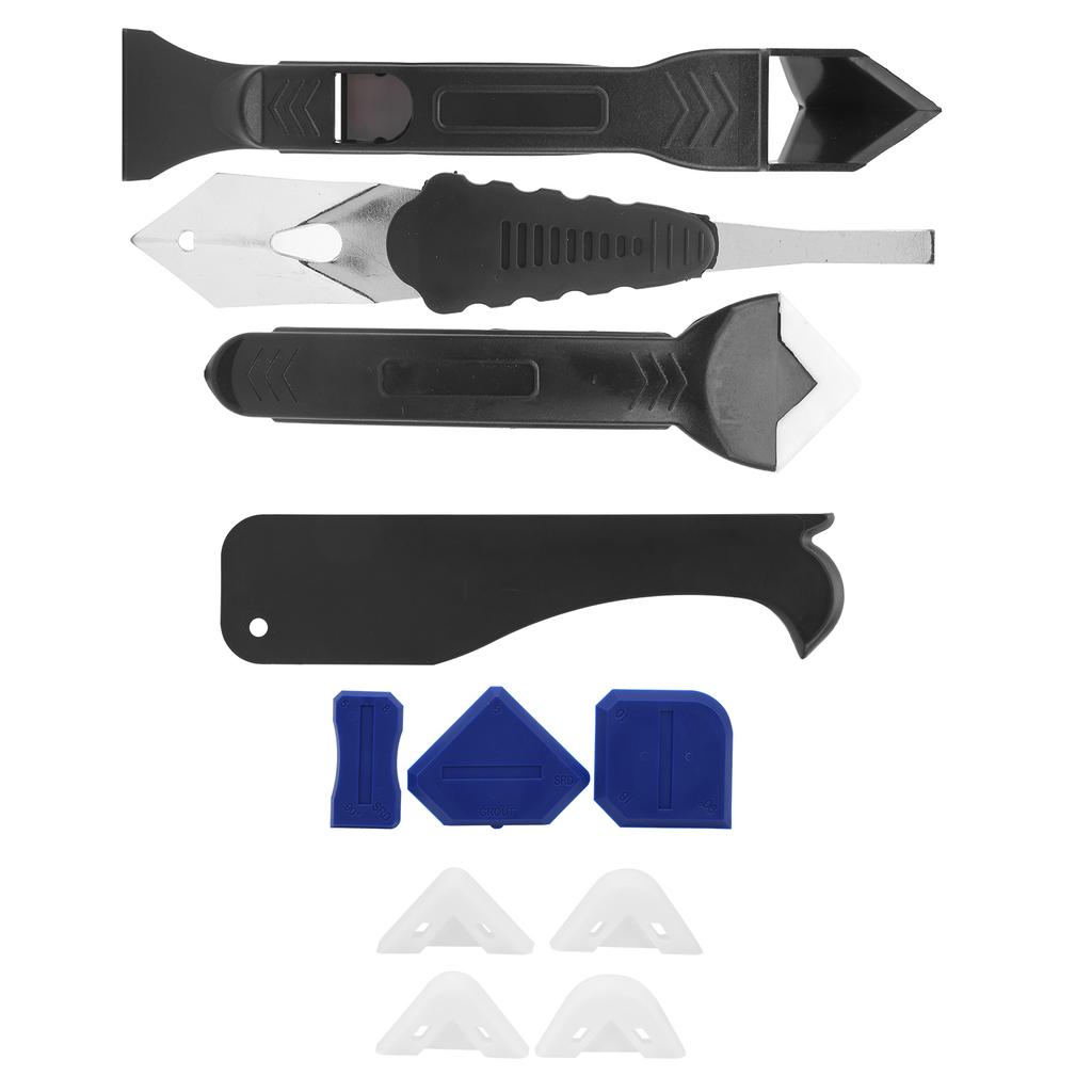 11pcs Sealant Spatula Plastic Caulking Finisher Cleaning Nozzle Spatulas Filler Spreader Tool