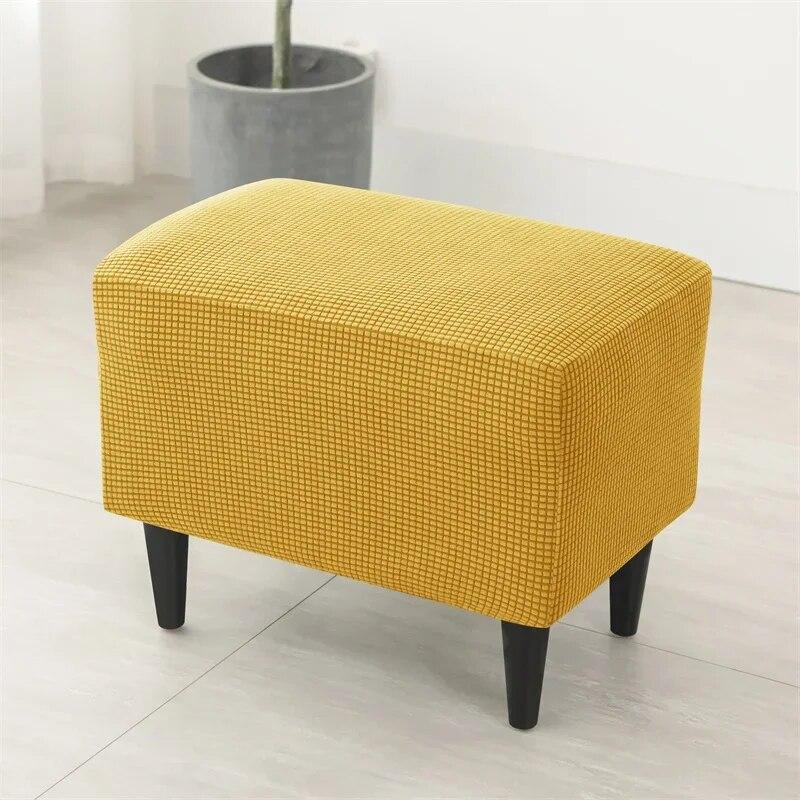 Solid Color Sloping King Back Chair Covers Elastic Polar Fleece Wing Chairs Cover with Seat Cushion Cover Furniture Protector