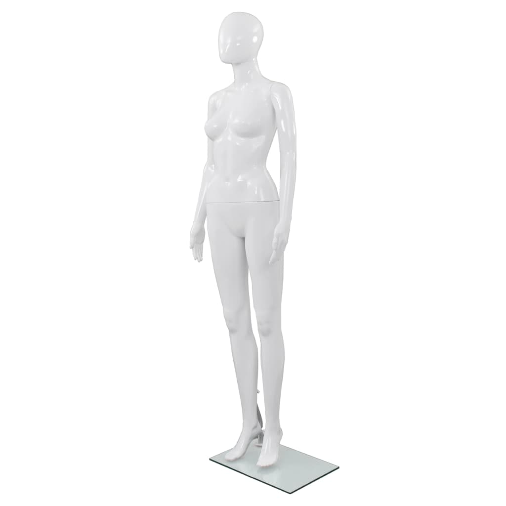 Female Display Mannequin with Glass Base