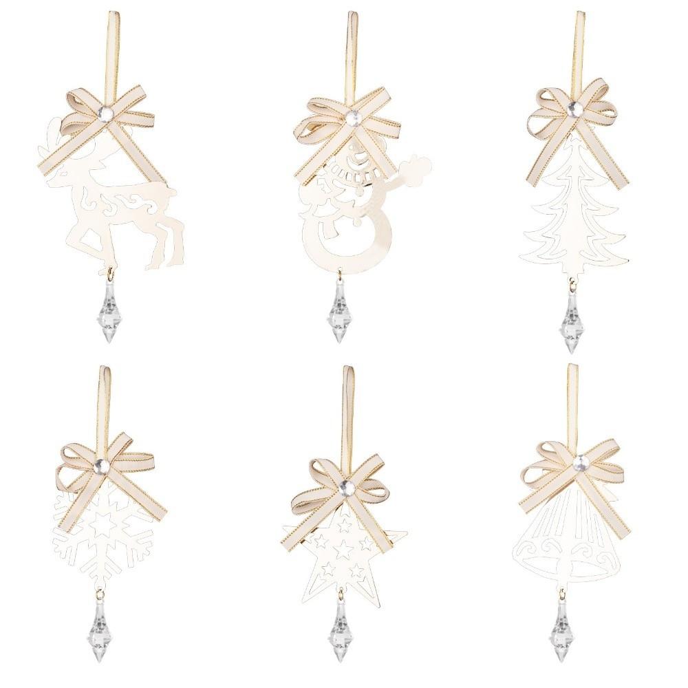 2026 Reindeer Christmas Decoration Snowman Snowflake Tree Ornament Icicle Home Decoration