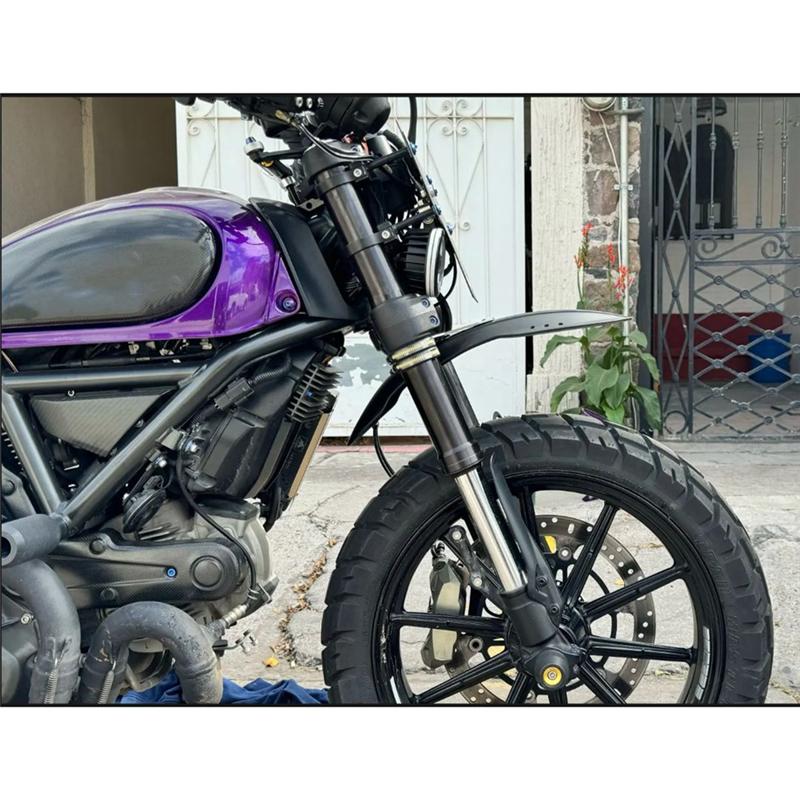 Motorcycle Front Mudguard For Ducati Scrambler 400 Sixty2 Scrambler400 Scrambler 800 2016-2023 Fender чёрный