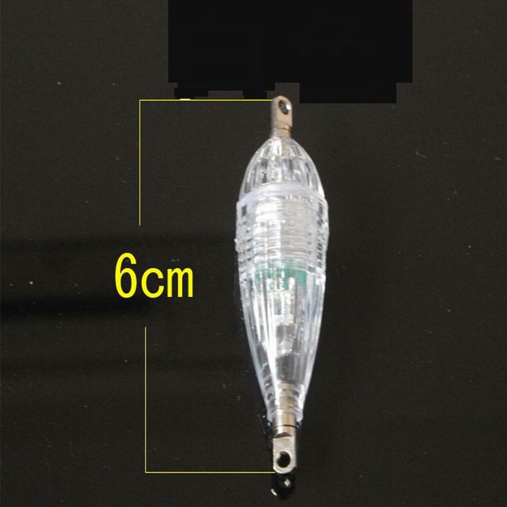 Portable Deep Drop Underwater Durable Fishing Squid Bass Spoon Flash Lamp LED Lure Light