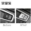 Car Styling Central Handbrake Auto H Button Decorative Cover Trim For BMW 5/6/7 Series F10 GT F07 X3 F25 X4 F26 X5X6