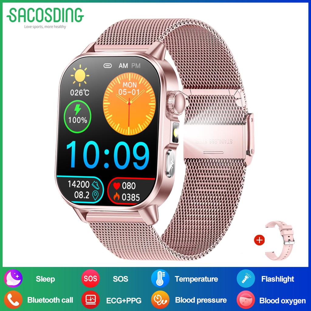New Upgraded  Health SmartWatch BP Body fat BMI Monitoring Bluetooth Call Men 2026 Smartwatch