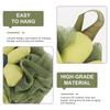 Bath Flower Shower Loofah Reusable Body Scrubber Exfoliating Mesh Bath Accessories For Kids Adults Lanyard Included Soft PE