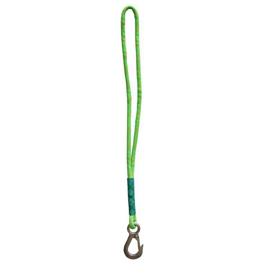 Heavy Duty Nylon Sling with Metal Hook - Wear-resistant - Suitable for Outdoor Hammocks, Tree Swings, and Patio Chairs