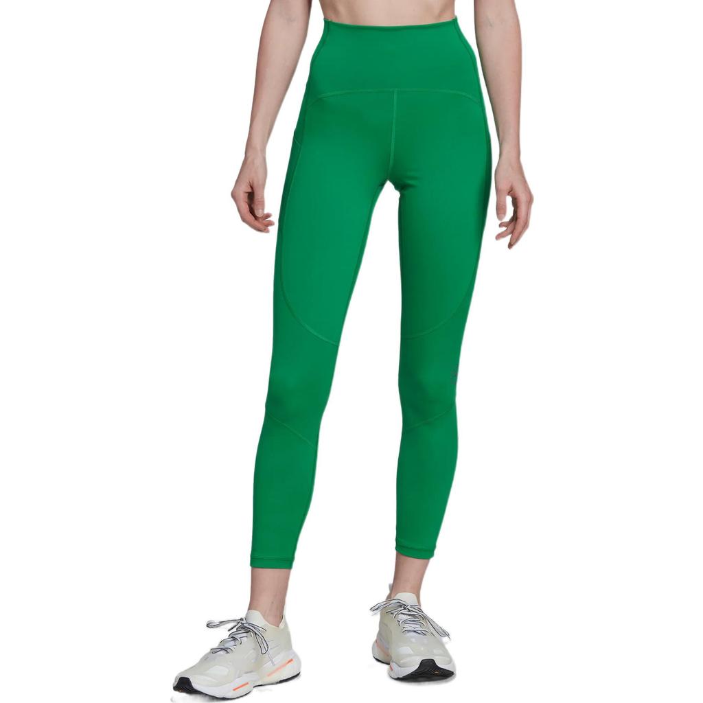 (WMNS) Adidas by Stella McCartney Logo Print Leggings Asia Sizing 'Green' Women's HI6148
