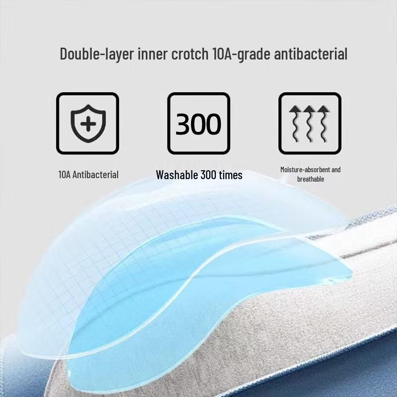 Nanjiren Men's 10A Antibacterial Modal Boxer Briefs