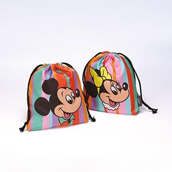 Skater Boa Drawstring Disney Retro Mickey Mouse Bag 25.520cm ZKT1-A