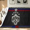 CSKA Moscow Print Flannel Blanket High Quality Warm Comfortable Cover for All Seasons Perfect for Gifts Home Decor