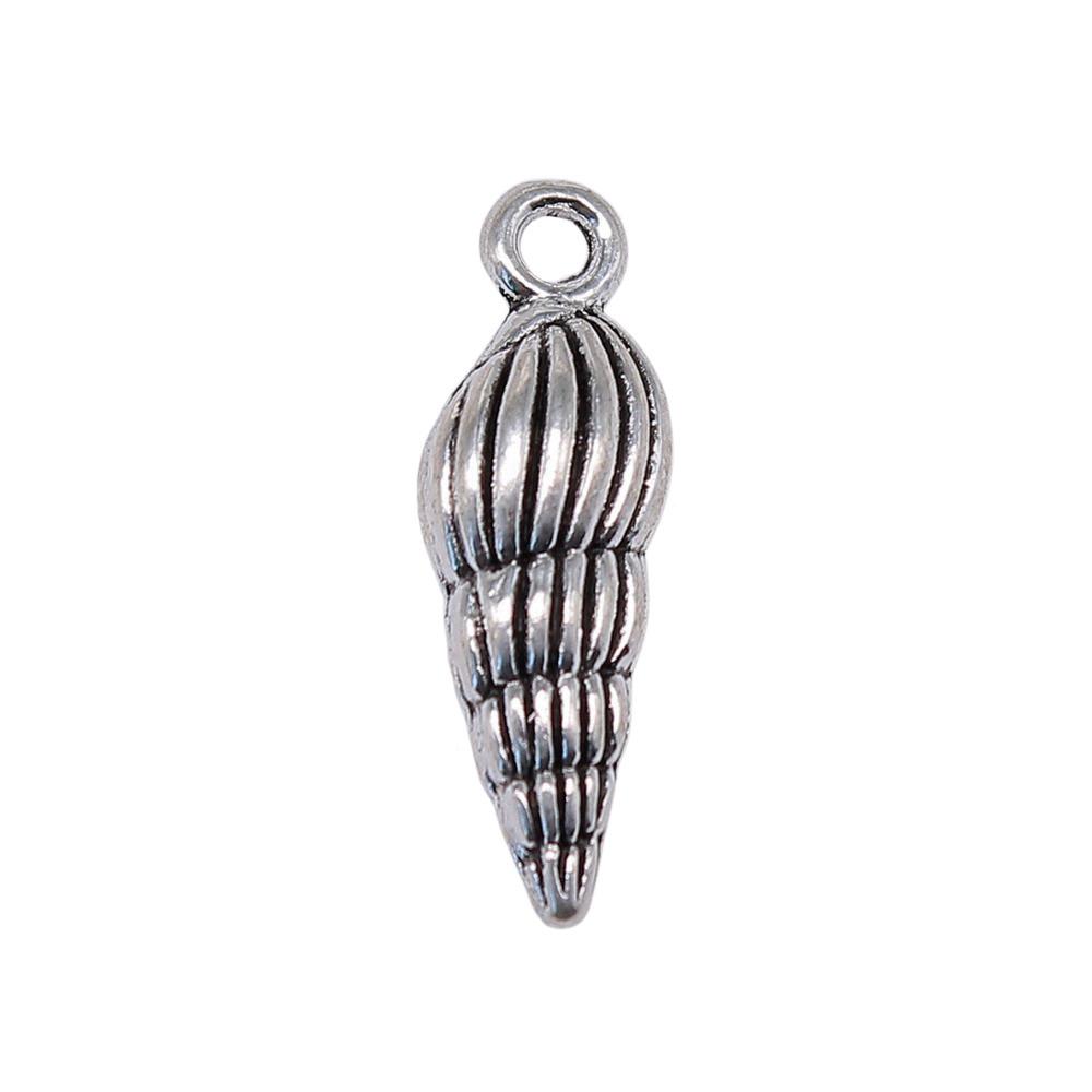 Shell Charms Multi Color Alloy Pendants For Beach Themed DIY Jewelry Accessories