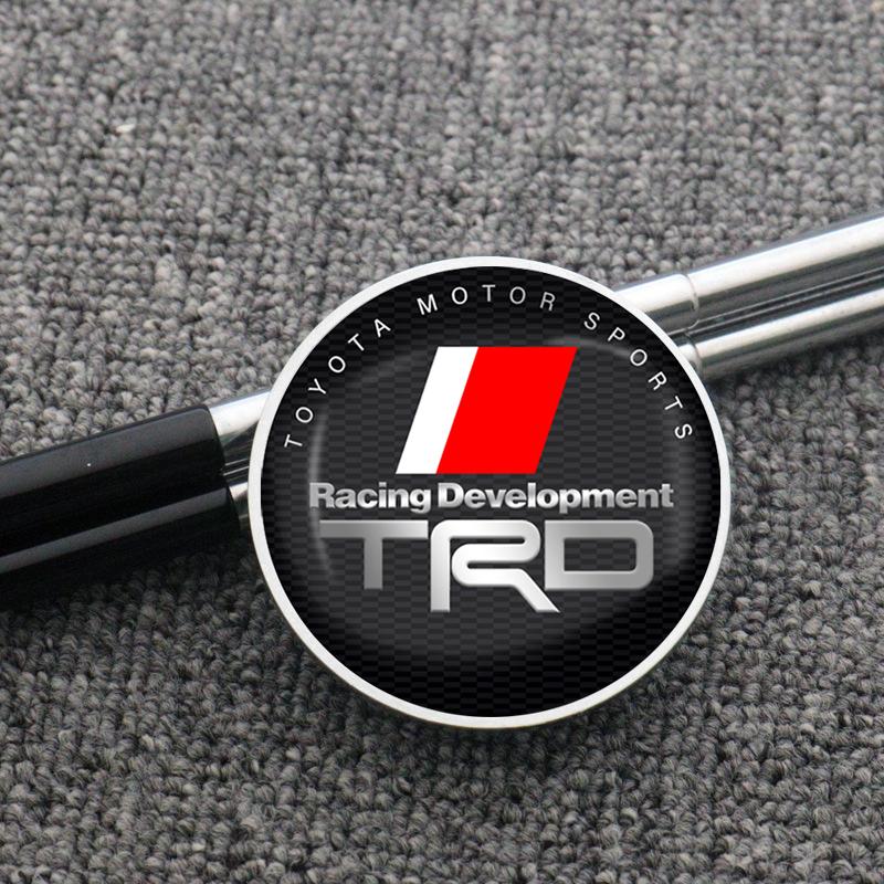 Pro Toyota TRD Camry Corolla Yaris Chr Auris Avensis T25 GR 4ks 60mm Středová krytka náboje kola auta Krytka středu ráfku Krytka proti prachu Emblém