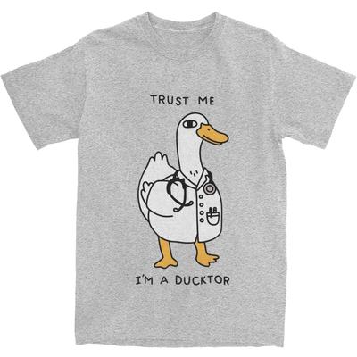 Kváka Kachní Doktor Pánské Dámské Tričko Humor Vtip Oblečení Vintage Trička Tričko Velká Velikost Oblečení