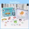 Magnetic Word Wooden Puzzle For Kids Educational Toy Learning Alphabet Set Play