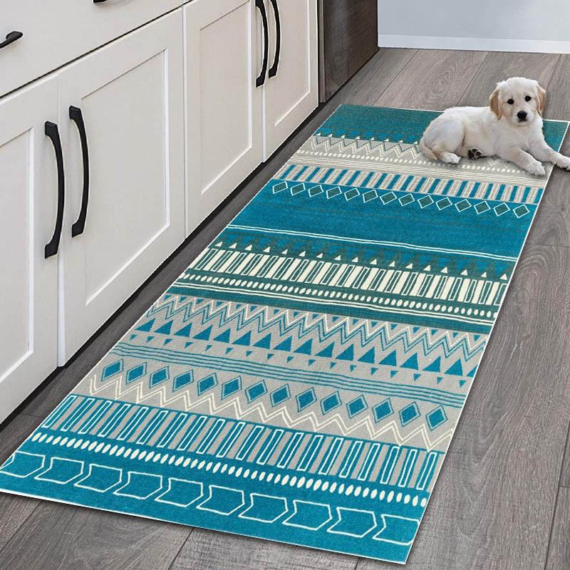 Nordic Morocco Pattern Carpet Kitchen Mats Floor Area Rug for Bathroom Entrance Door Mat Rugs Anti-slip Mats Home Decorations