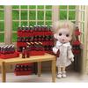 A Dozen Miniature Food Model Drink Dollhouse Miniature 1:12 Doll Accessories Toy