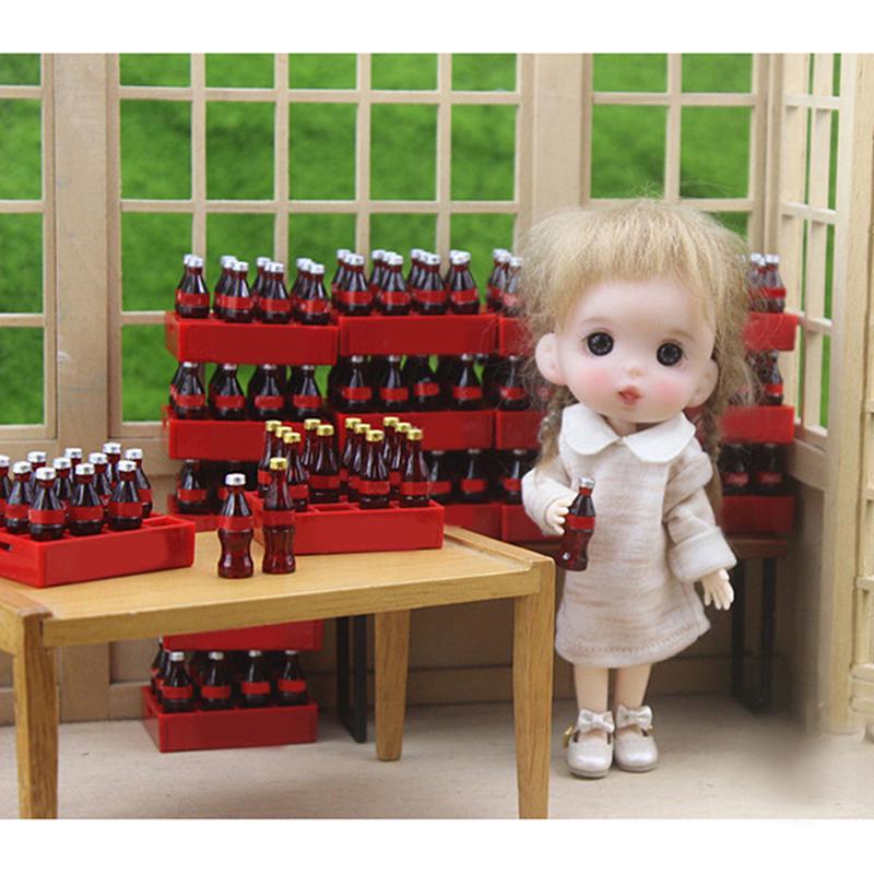 A Dozen Miniature Food Model Drink Dollhouse Miniature 1:12 Doll Accessories Toy