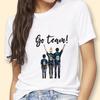 Mothers Day Theme Cute Cartoon Trend ShortSleeved Womens TShirt Polyester Fabric Simple AGeneration Style