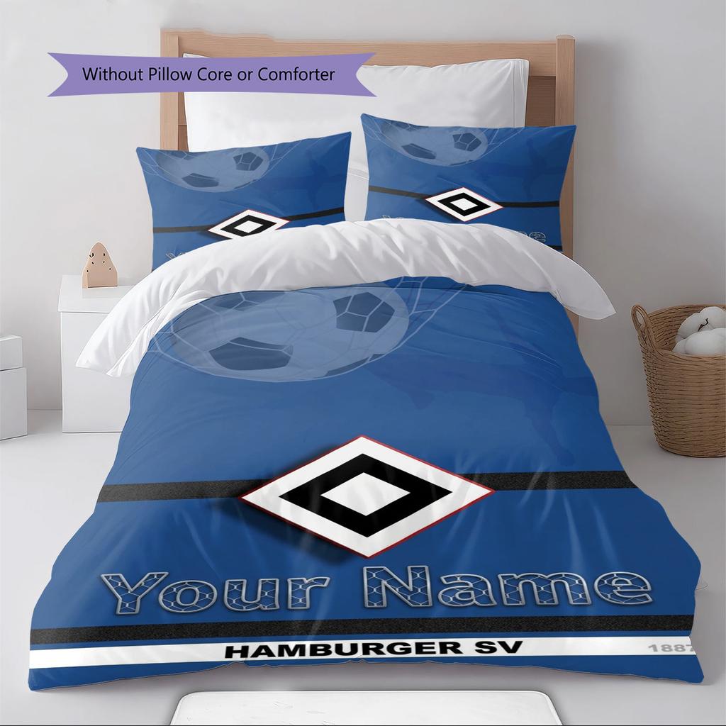 Name Custom Hsv Bilder Logo Pattern Bedding Set Quilt Cover Pillowcase Home Decor Gift (1 * Duvet Cover + 2 * Pillowcase, Without Core)