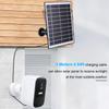 30W Solar Panel for Security Camera Micro USB/USB-C/DC5521 Solar Charging Panel IP65 Waterproof Compatible with EufyCam/Wyze Cam