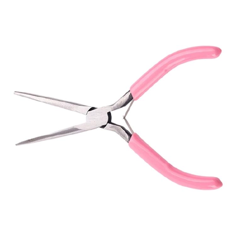 Ergonomic Pink Jewelry Pliers Build With High Strength Alloy Steel Seamlessly Design Fit for Long Lastinlyg Performances