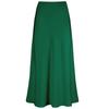 Elegant High-Waist Silky Acetate Fishtail Skirt for Spring and Summer