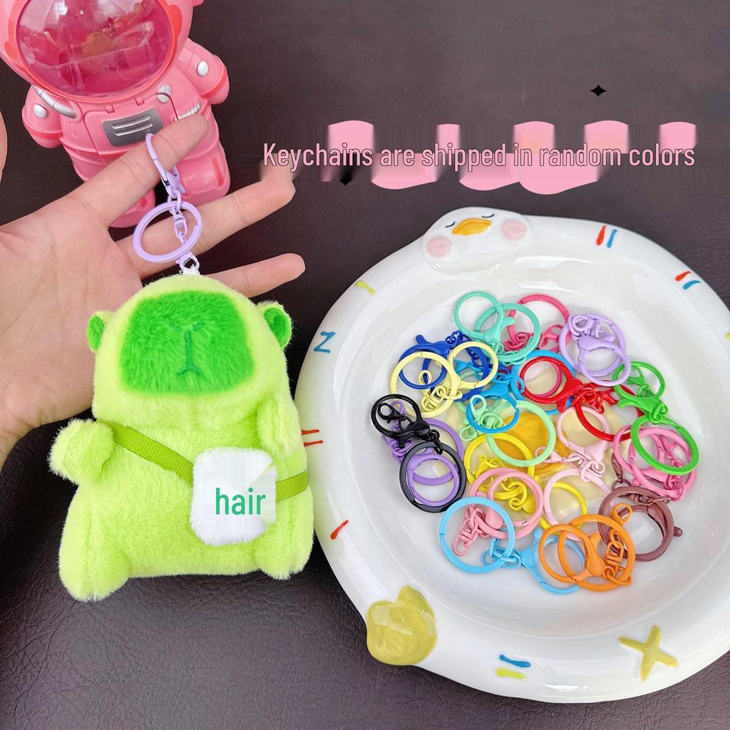 Capybara Anheng Plysjdukke Ryggsekk Nøkkelring - Internettkjendis Hot-Selling Veskeanheng