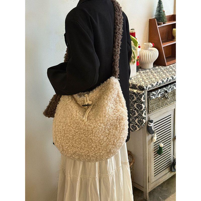 Bucket Bag for Women - New Style, Large Capacity, Laid-back Style, Crossbody Bag, Versatile Single-shoulder Tote Bag