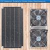 10W Solar plate Powered Exhaust Fan Cooling Ventilator Solar Exhaust Fan for Dog Chicken House Greenhouses Enduring