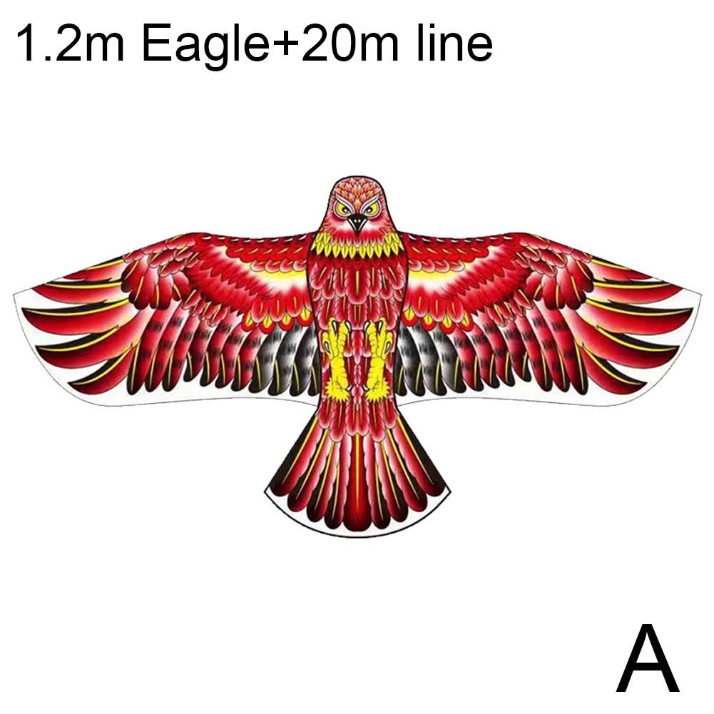 2025 Brand-new Scarecrow Decoy for Farm Garden Pest Bird Repellent Anti Bird Flying Hawk Kite Bird Repeller Large Eagle Kites