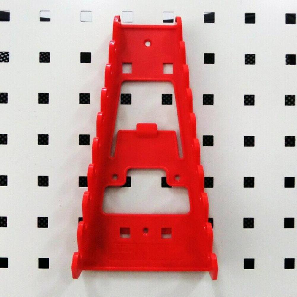 1/3PC Wrench Organizer Plastic Wrench Organizer Tray Sockets Red Black Storage Tools Rack Sorter Standard Spanner Wrench Holders